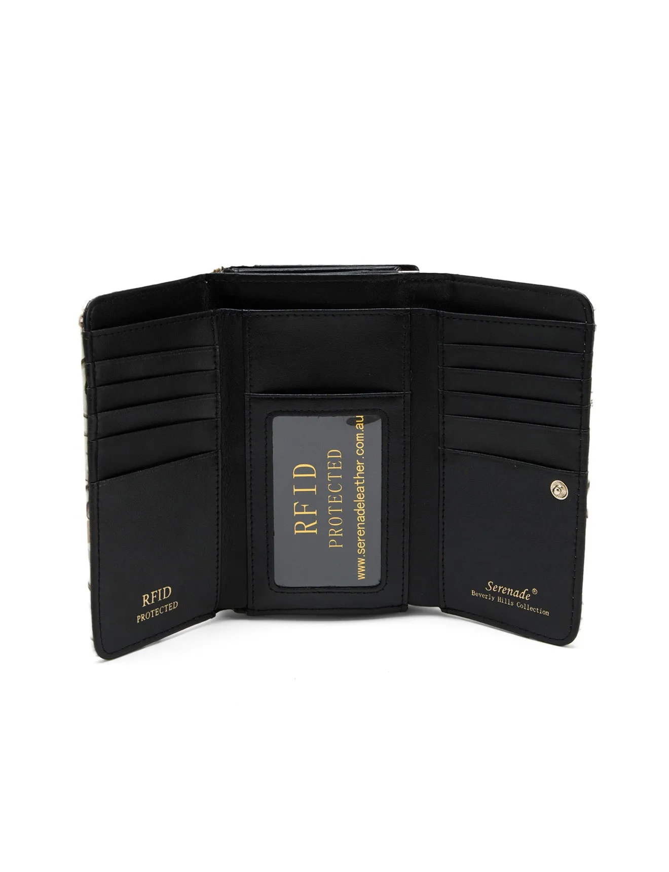 SHELLY MED LEATHER RFID WALLET- WSN8002