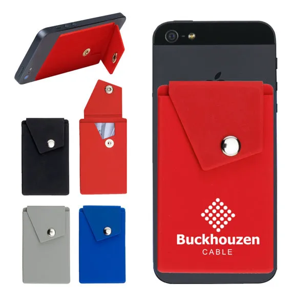 Silicone Phone Pocket With Stand