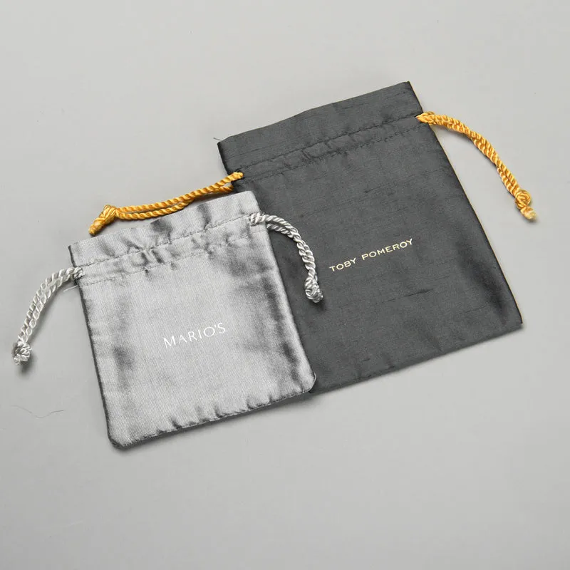 Silk Drawstring Pouches