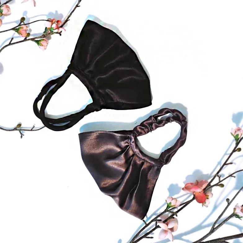 Silk Scrunchie Mask