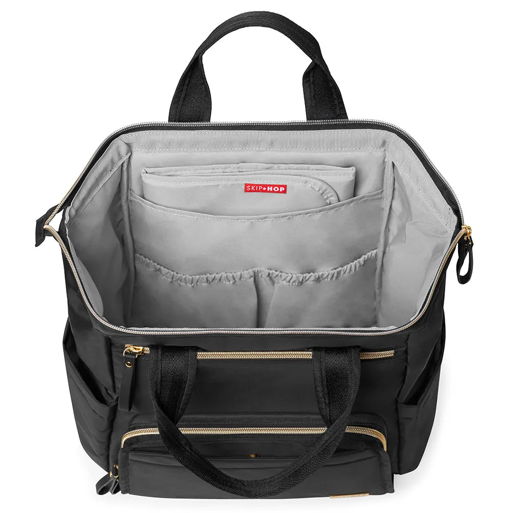 Skip Hop Main Frame Wide Open Backpack - Black