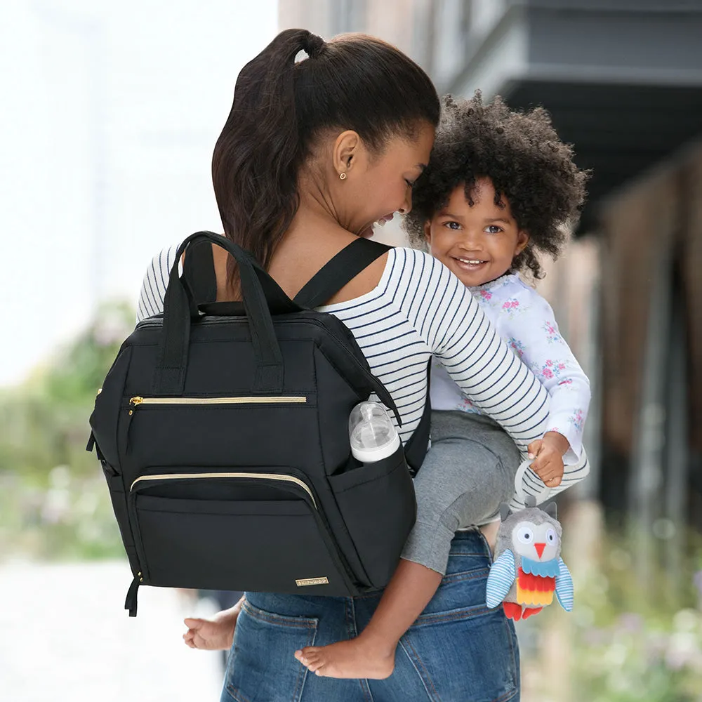 Skip Hop Main Frame Wide Open Backpack - Black
