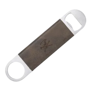 Skully Brown Leather Bottle Opener