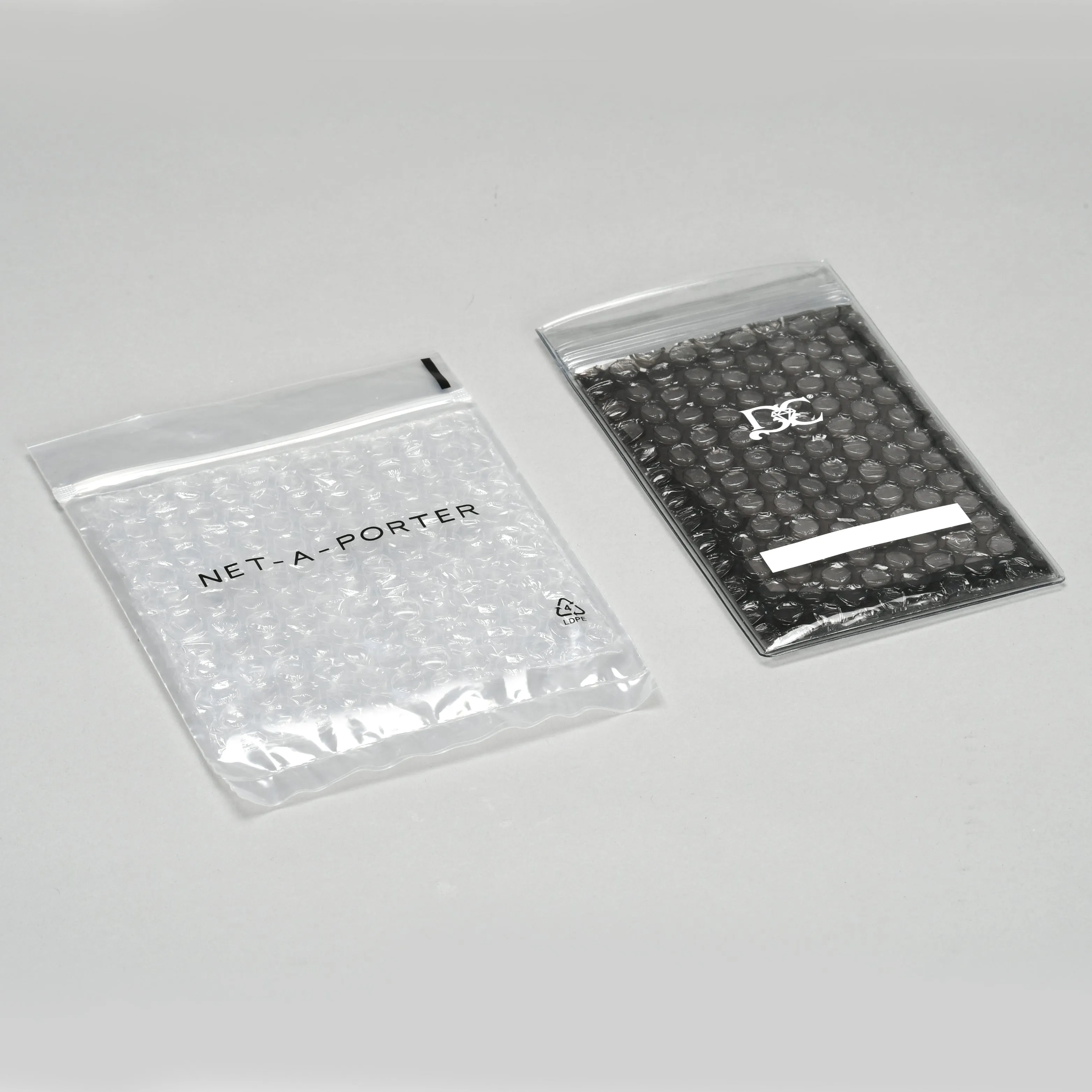 Small Bubble Ziplock Pouches