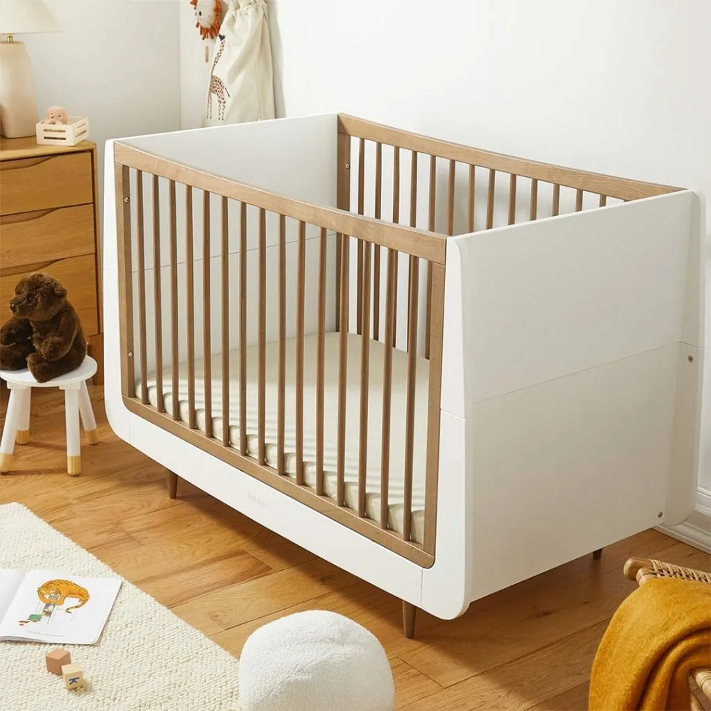 SnuzKot Skandi 2 Piece Nursery Furniture Set - Walnut