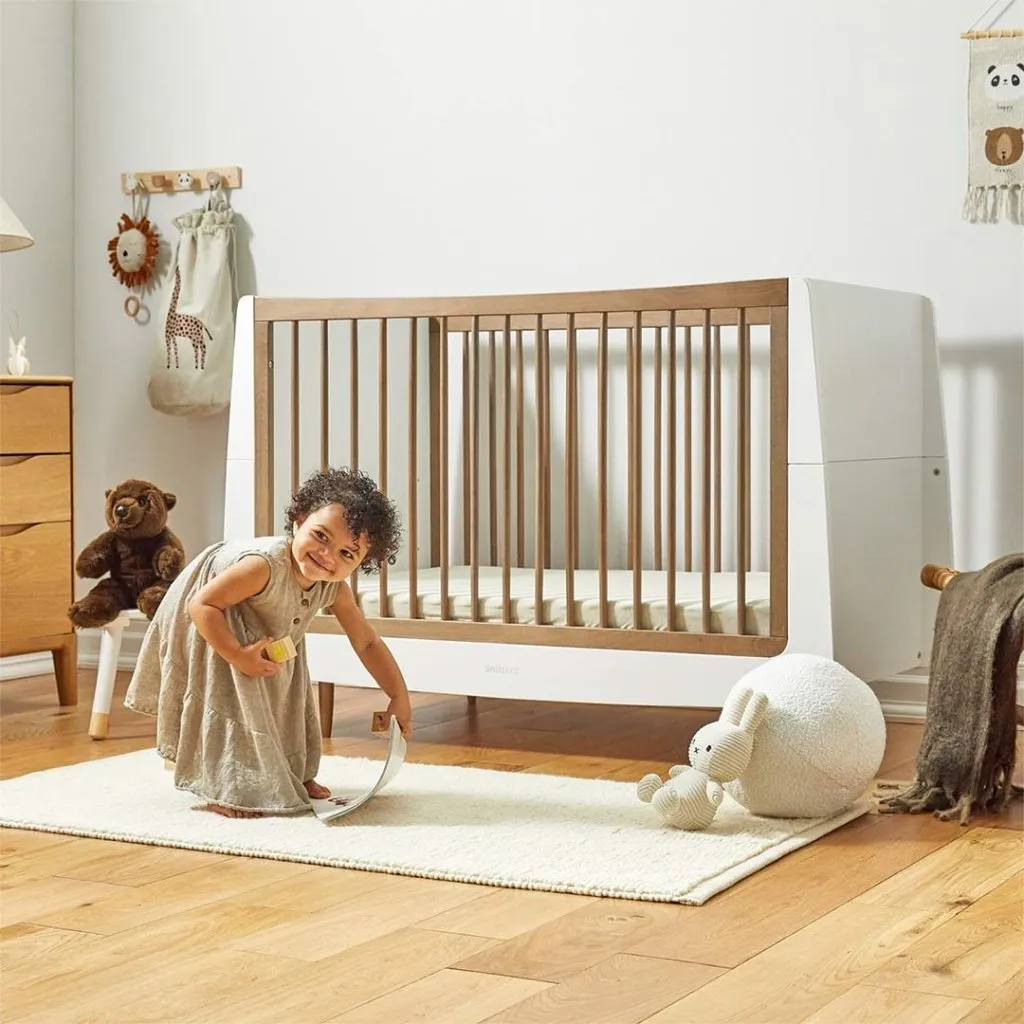 SnuzKot Skandi 2 Piece Nursery Furniture Set - Walnut