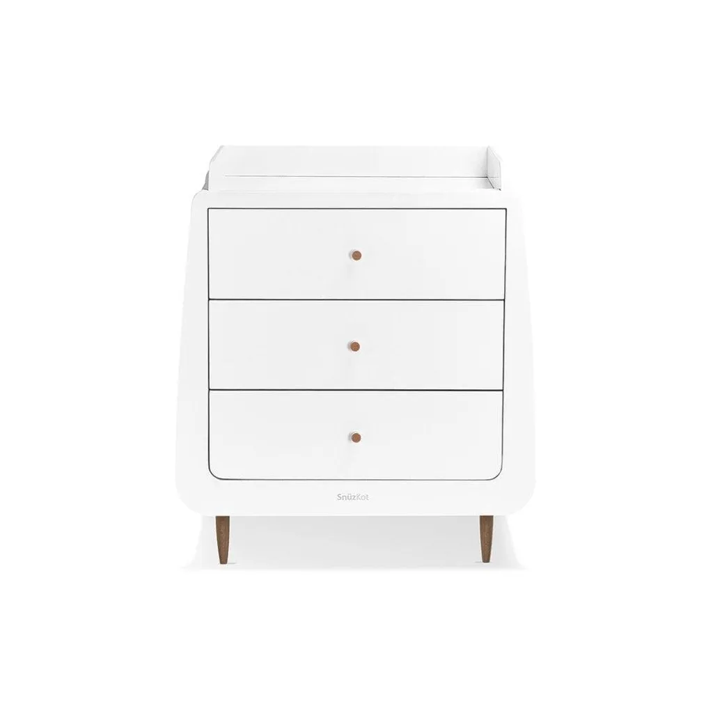 SnuzKot Skandi 2 Piece Nursery Furniture Set - Walnut