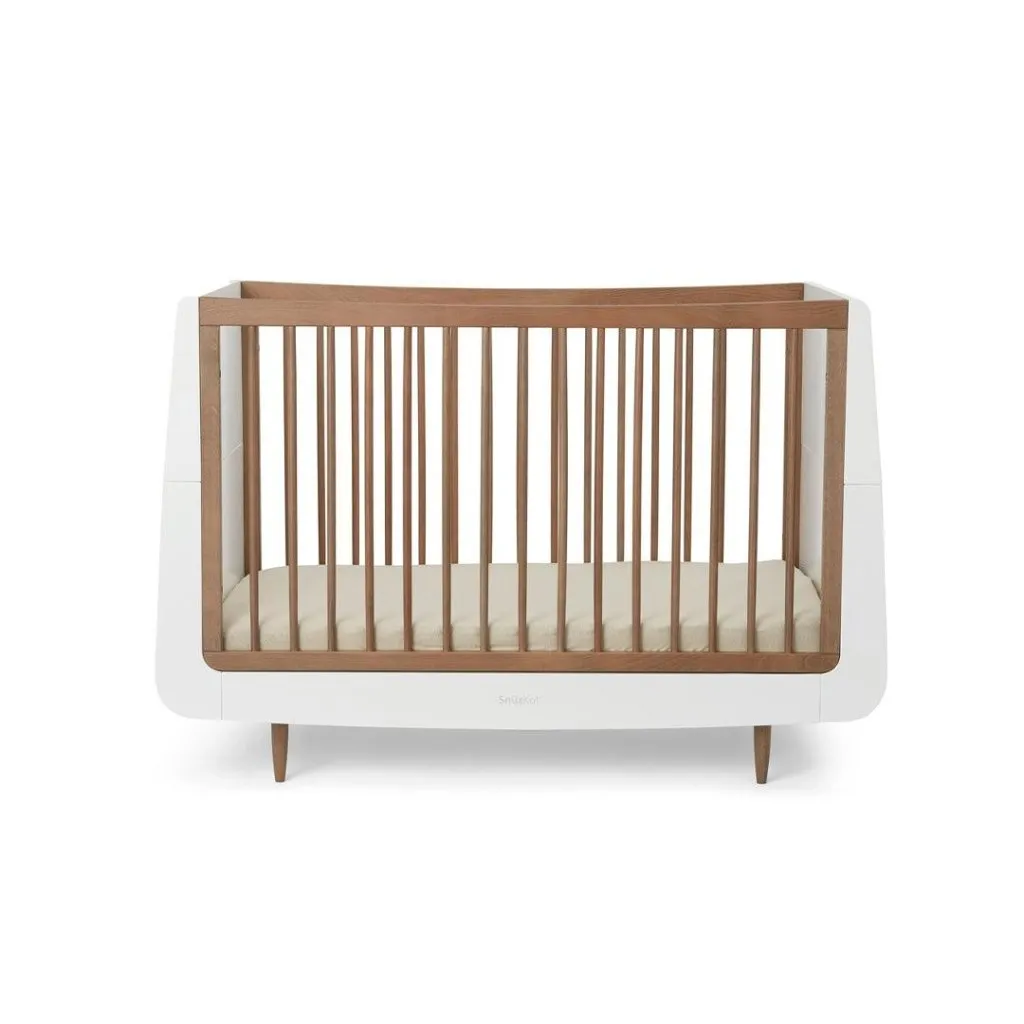 SnuzKot Skandi 2 Piece Nursery Furniture Set - Walnut