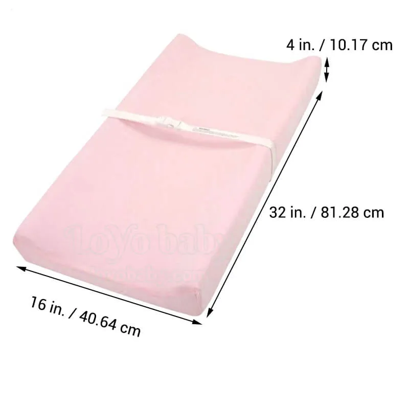 Soft Neutral Thin Cotton Diaper Changing Table Pad Cover For Boys And Girls