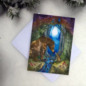 Spring Tide Creations - Bear And Hare Artwork Card