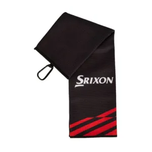 Srixon Tri-Fold Towel Black/Red