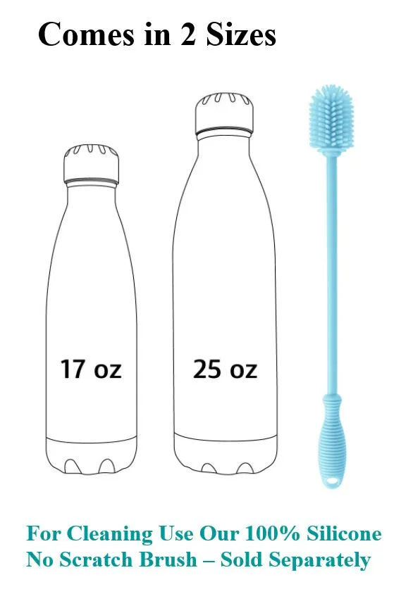 Stainless Steel Double Wall Vacuum Insulated – Cola Shaped Reusable Water Bottle