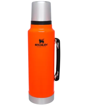 Stanley Classic Legendary 1-5 Qt Blaze Orange BPA Free Insulated Bottle