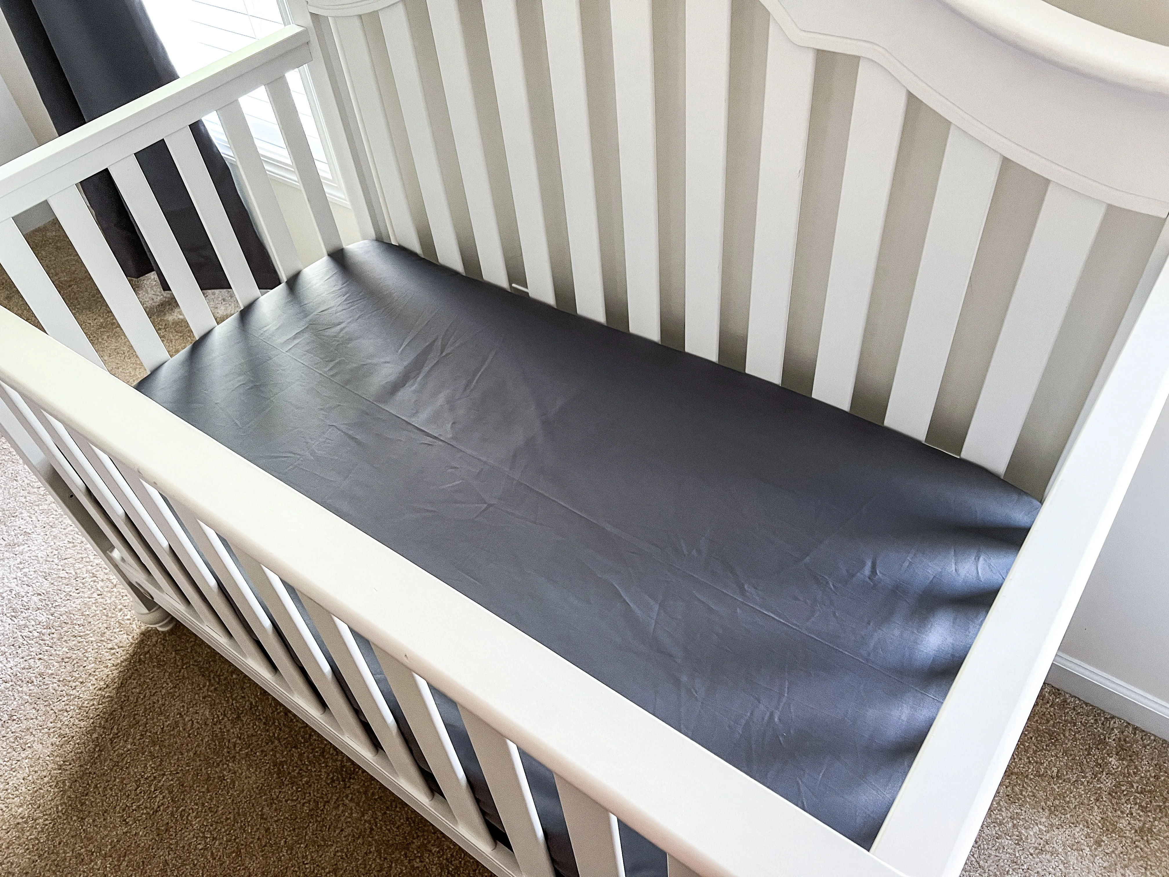 Steel Gray Changing Pad Cover