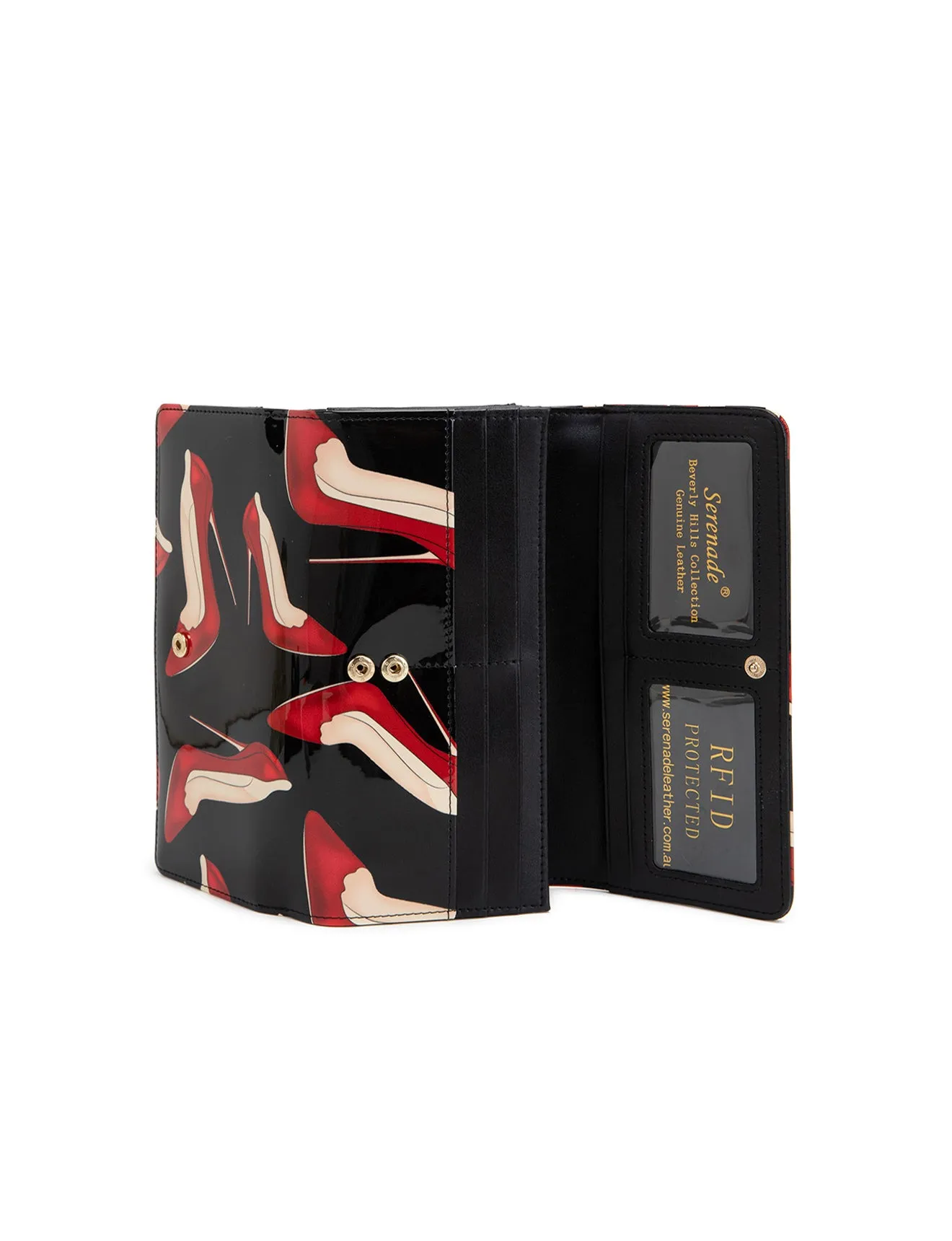 STILETTO LARGE LEATHER RFID WALLET- WSF1901