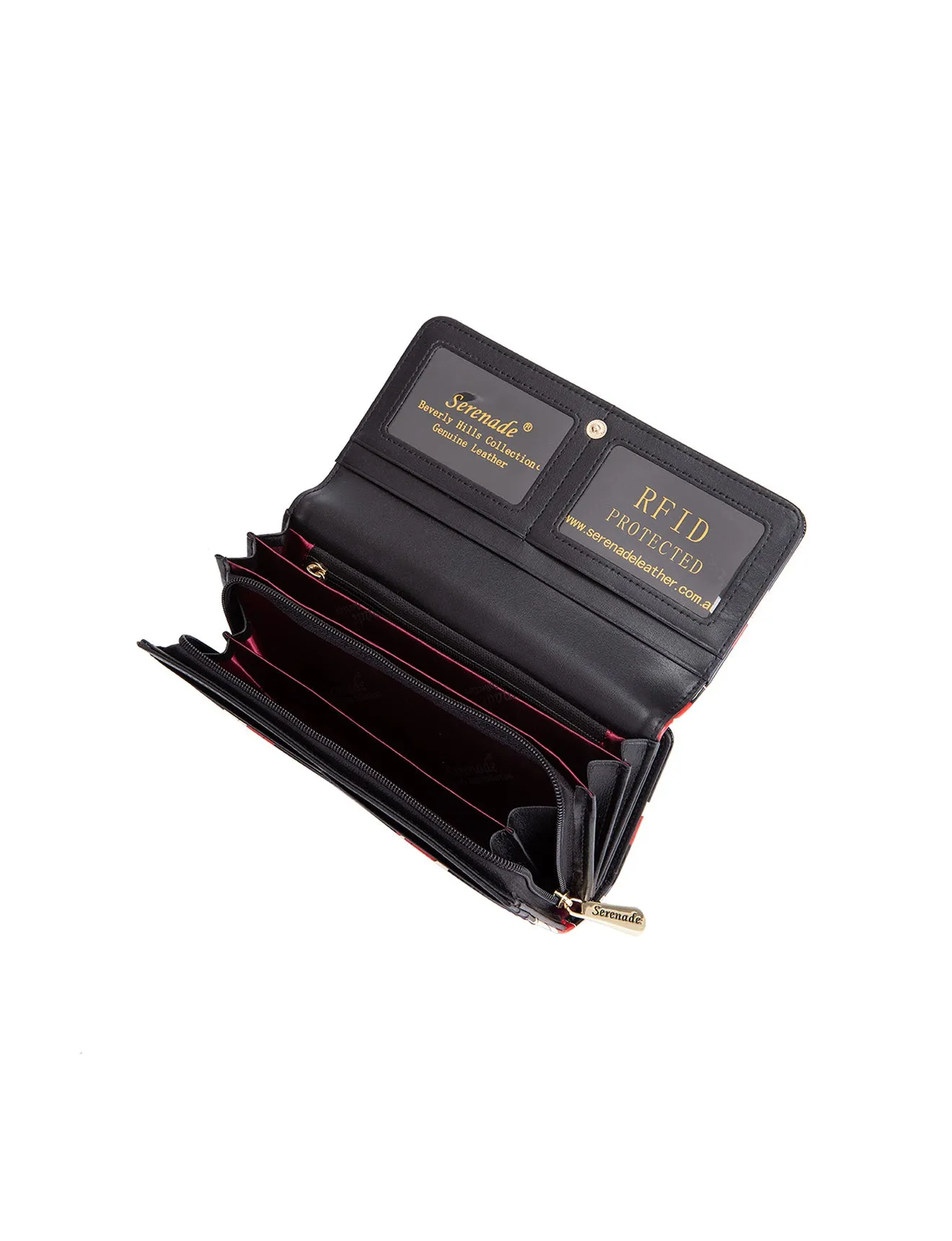 STILETTO LARGE LEATHER RFID WALLET- WSF1901