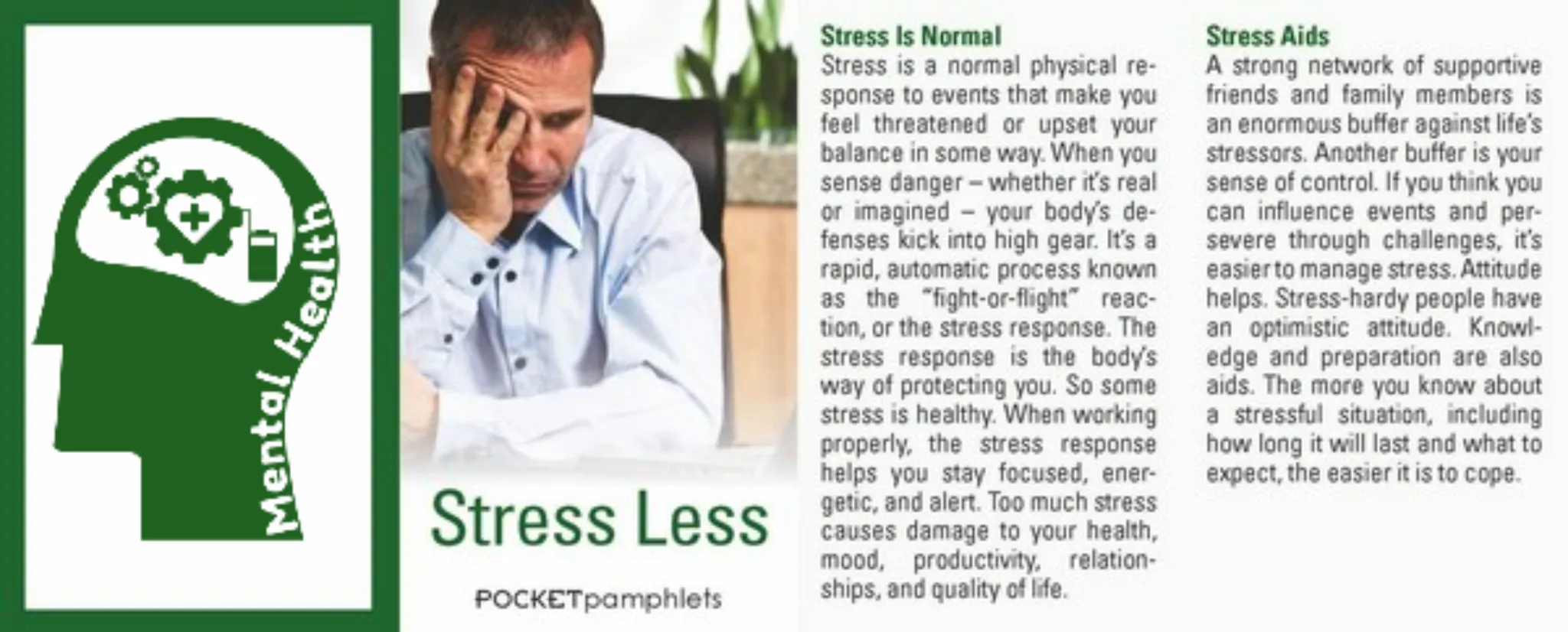 Stress Less Pocket Pamphlet - #403763