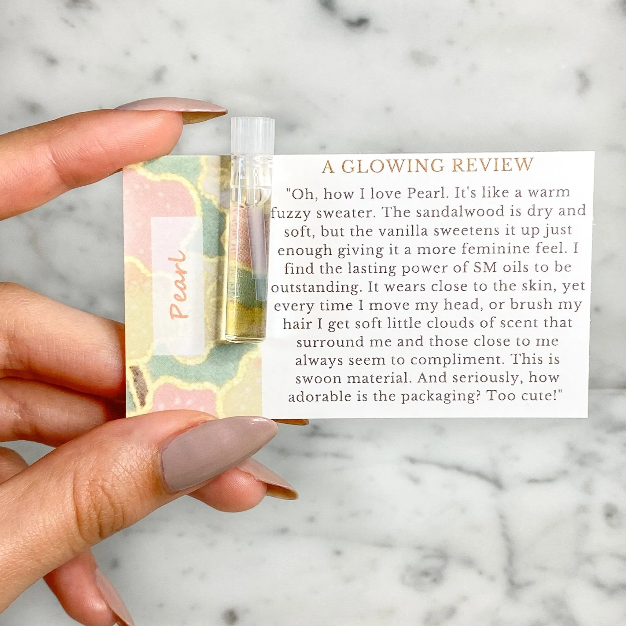 Subtle Perfume Oil Concentrate Sample Vial Set by Sage