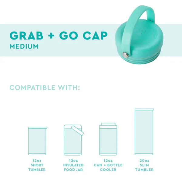Swig Black Medium Grab   Go Cap