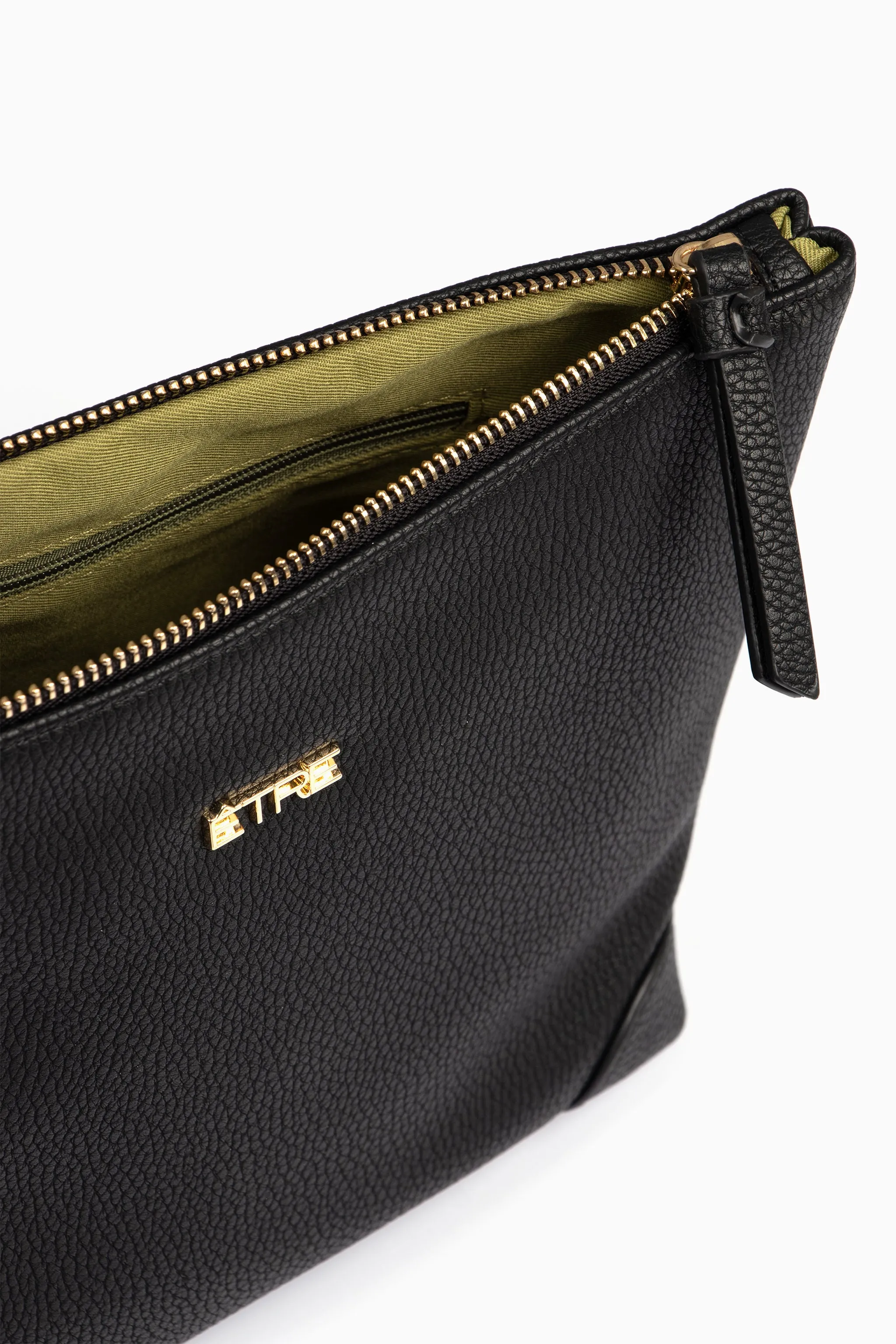 Sylvie Vanity Bag - Black, Pebbled Faux Leather