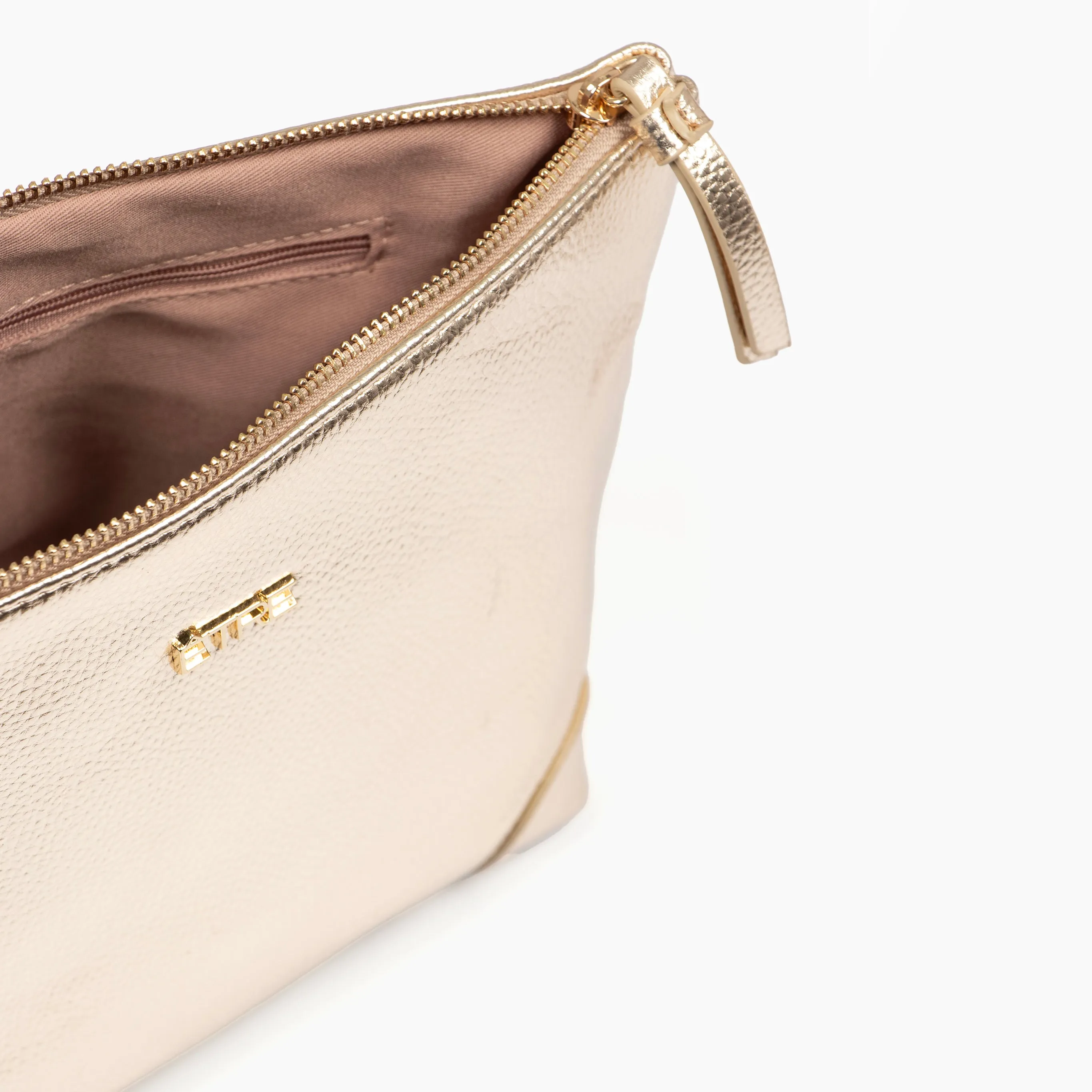 Sylvie Vanity Bag - Gold, Metallic Faux Leather