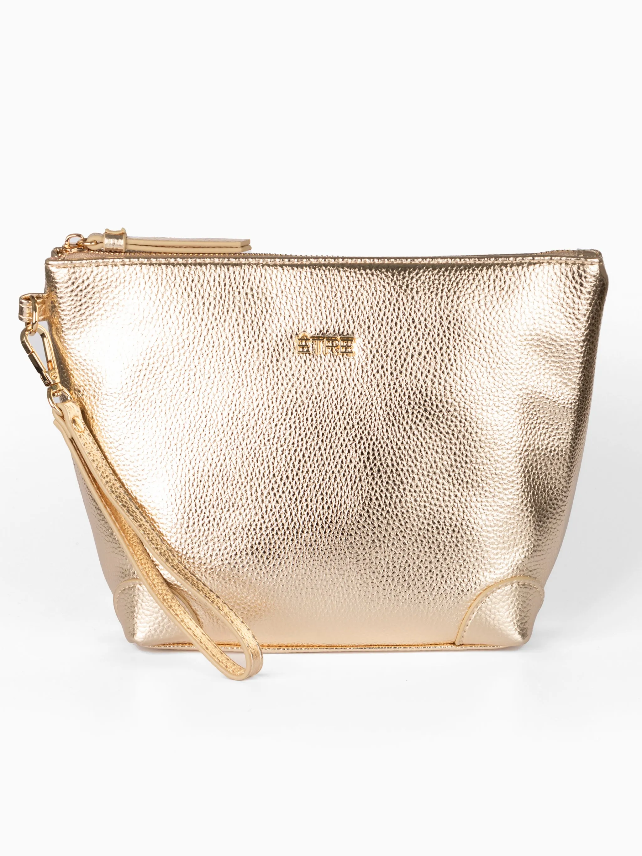 Sylvie Vanity Bag - Gold, Metallic Faux Leather