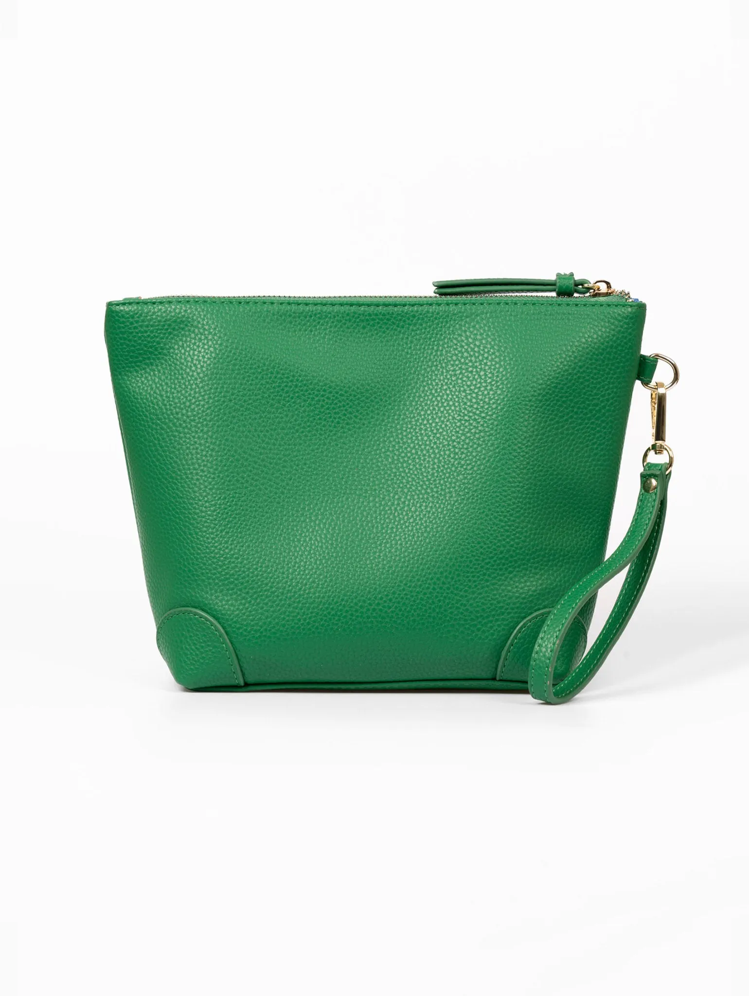 Sylvie Vanity Bag - Green, Pebbled Faux Leather