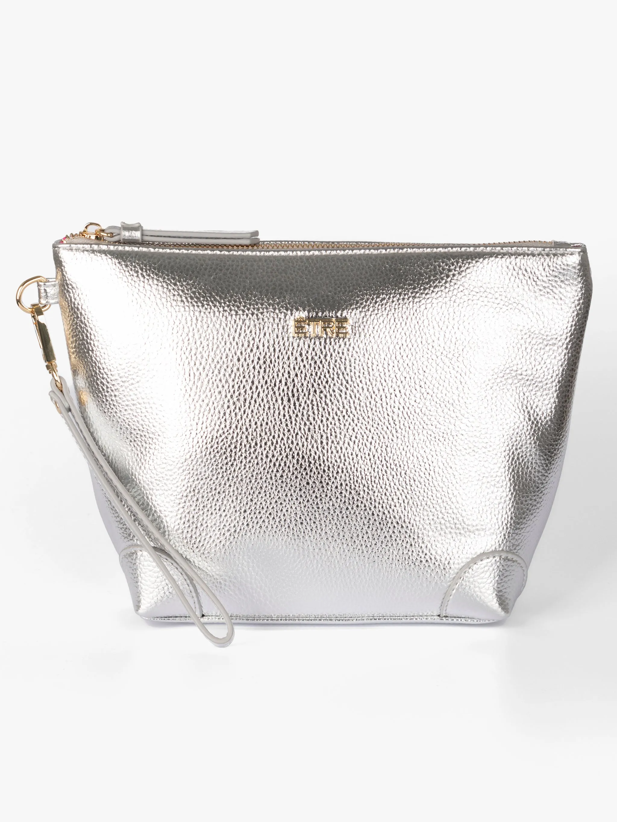 Sylvie Vanity Bag - Silver, Metallic Faux Leather