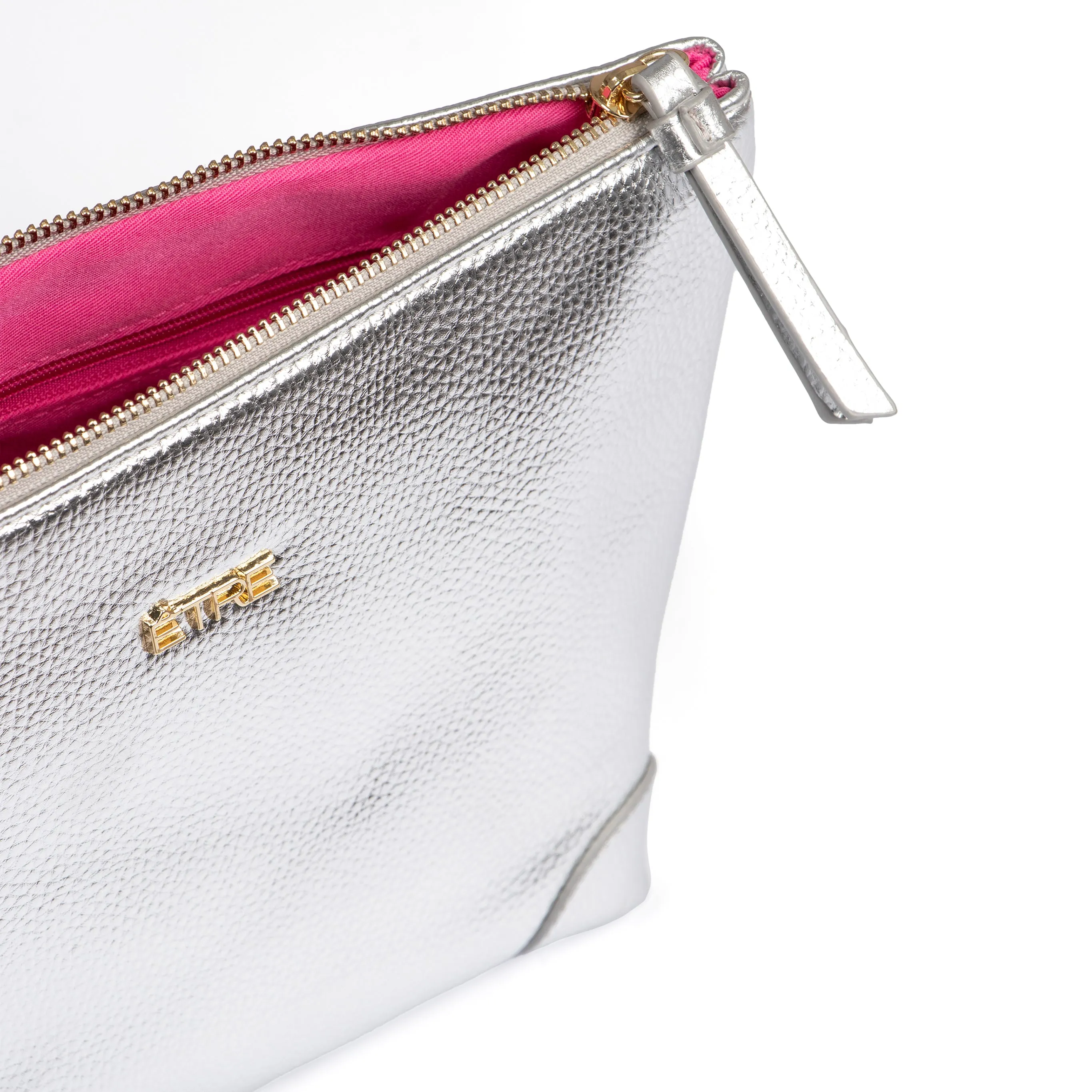 Sylvie Vanity Bag - Silver, Metallic Faux Leather