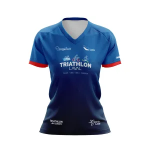 T-shirt technique tissu Italien - Triathlon Laval