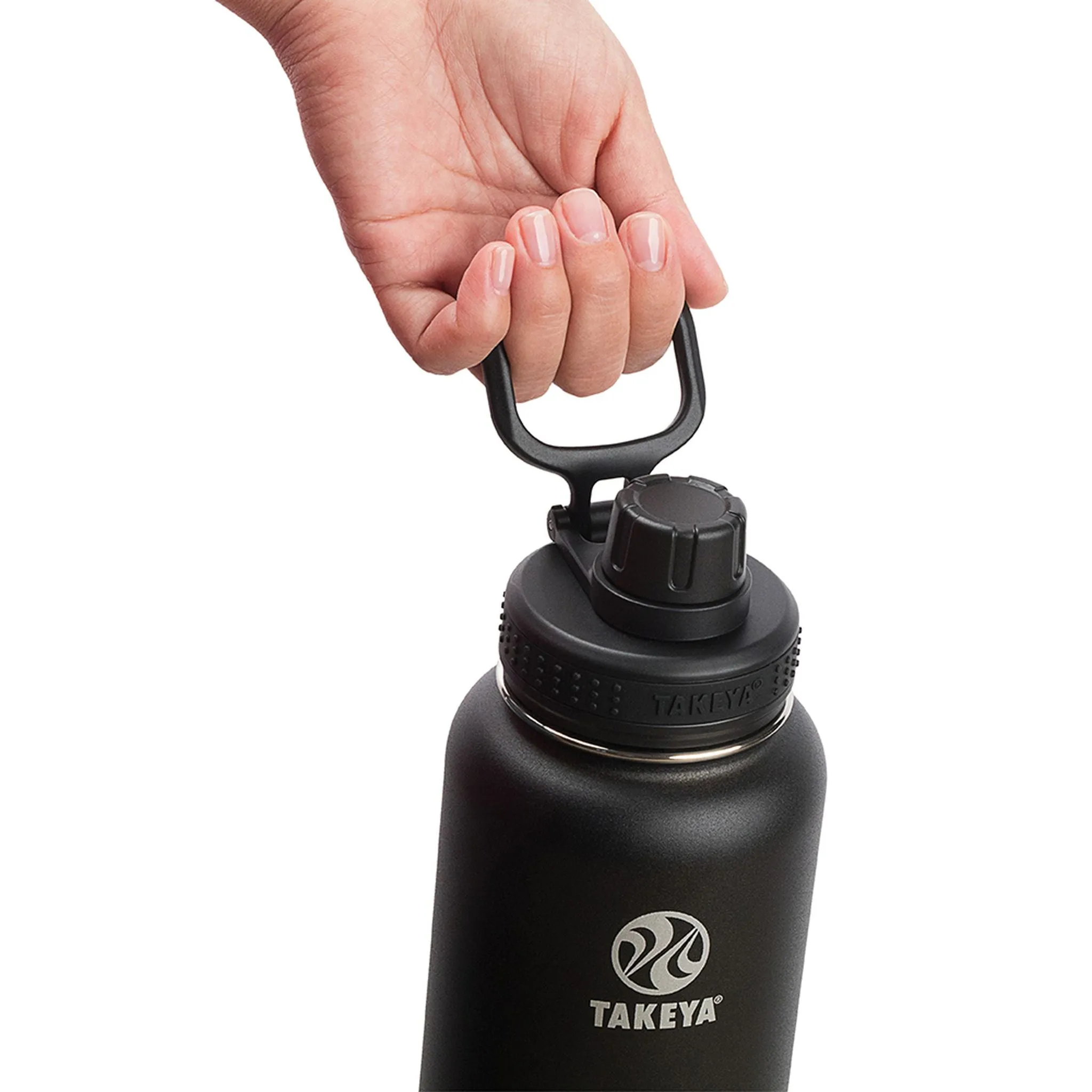 Takeya Active 950ML Stainless Steel Water Bottle With Spout Lid