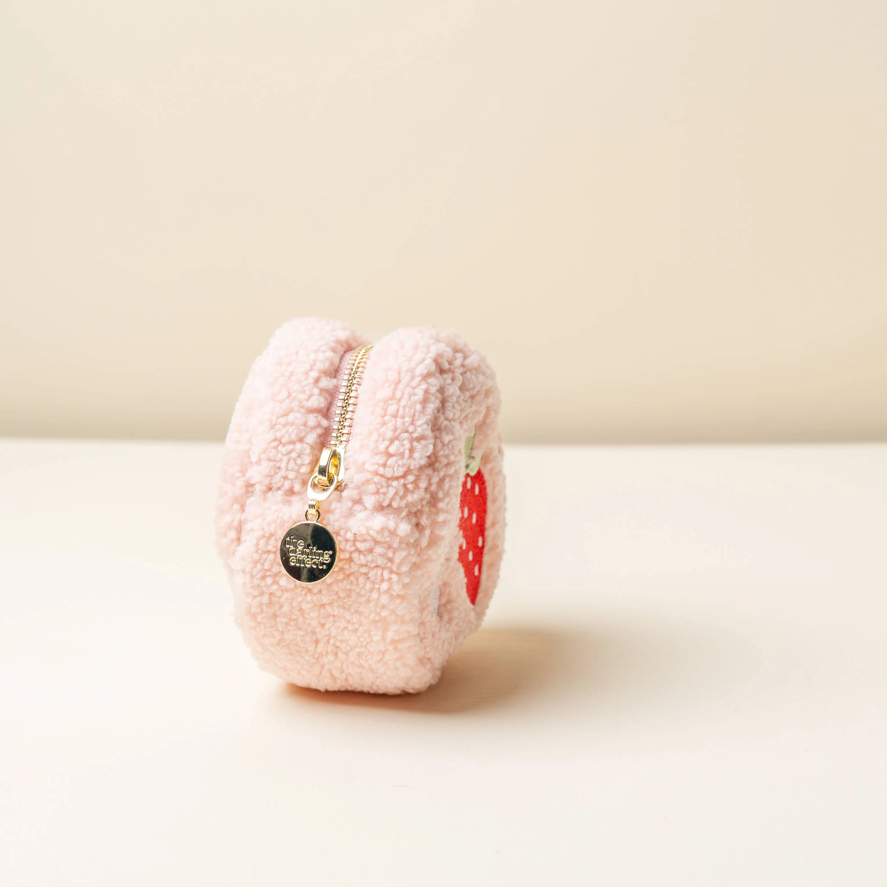 Teddy Pouch - Circle Strawberries