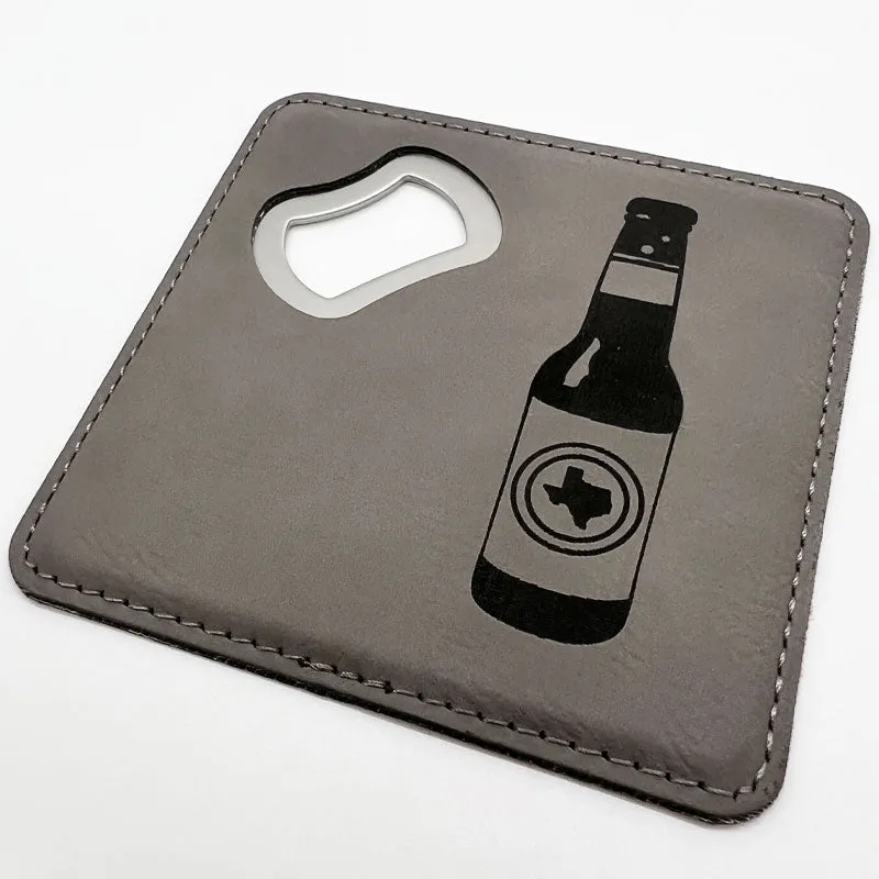 Texas Longneck Bottle Opener/Coaster