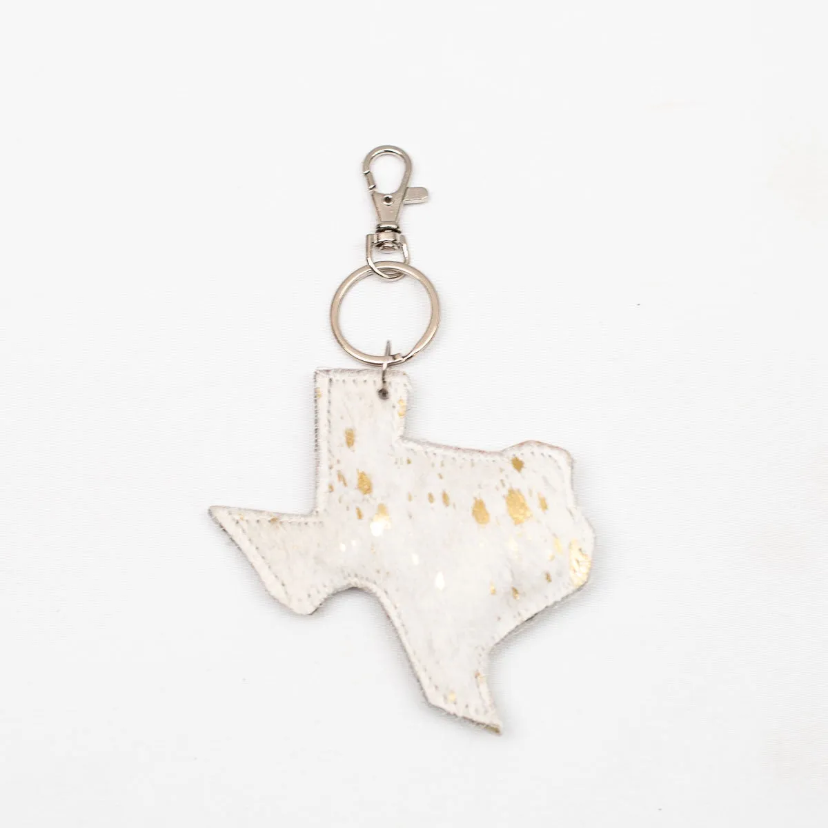 Texas Metallic Hide Key Chain