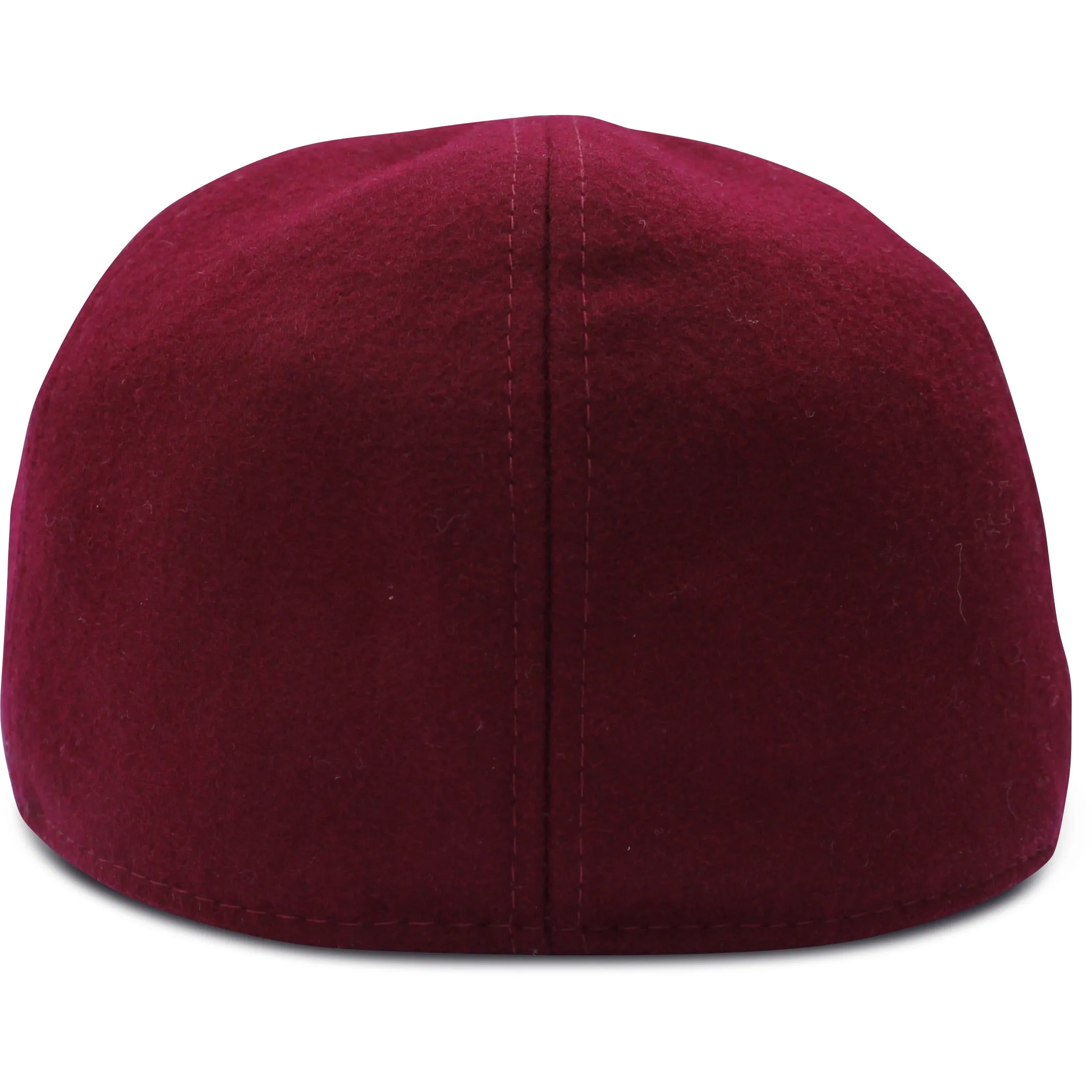 The Kenmore Boston Scally Cap - Crimson & Brown Brim