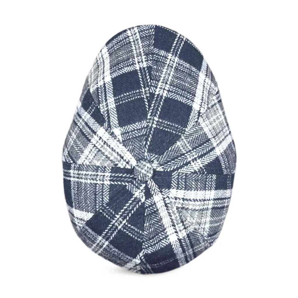 The Royal Rose Boston Scally Cap - Royal Plaid