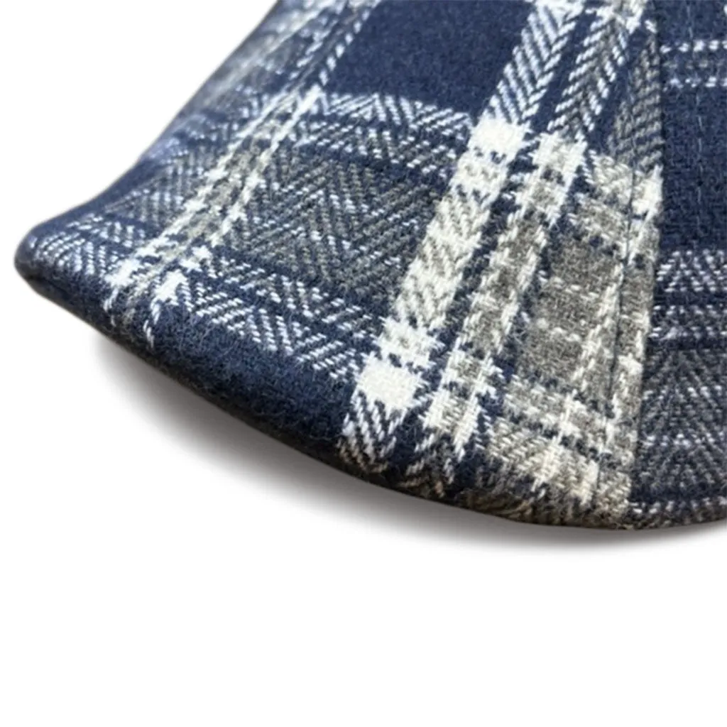 The Royal Rose Boston Scally Cap - Royal Plaid