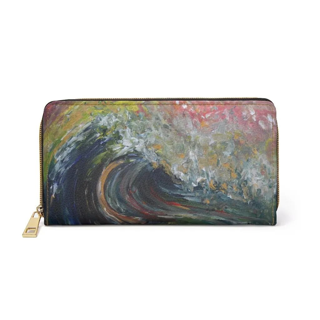 The Wave Zipper Wallet