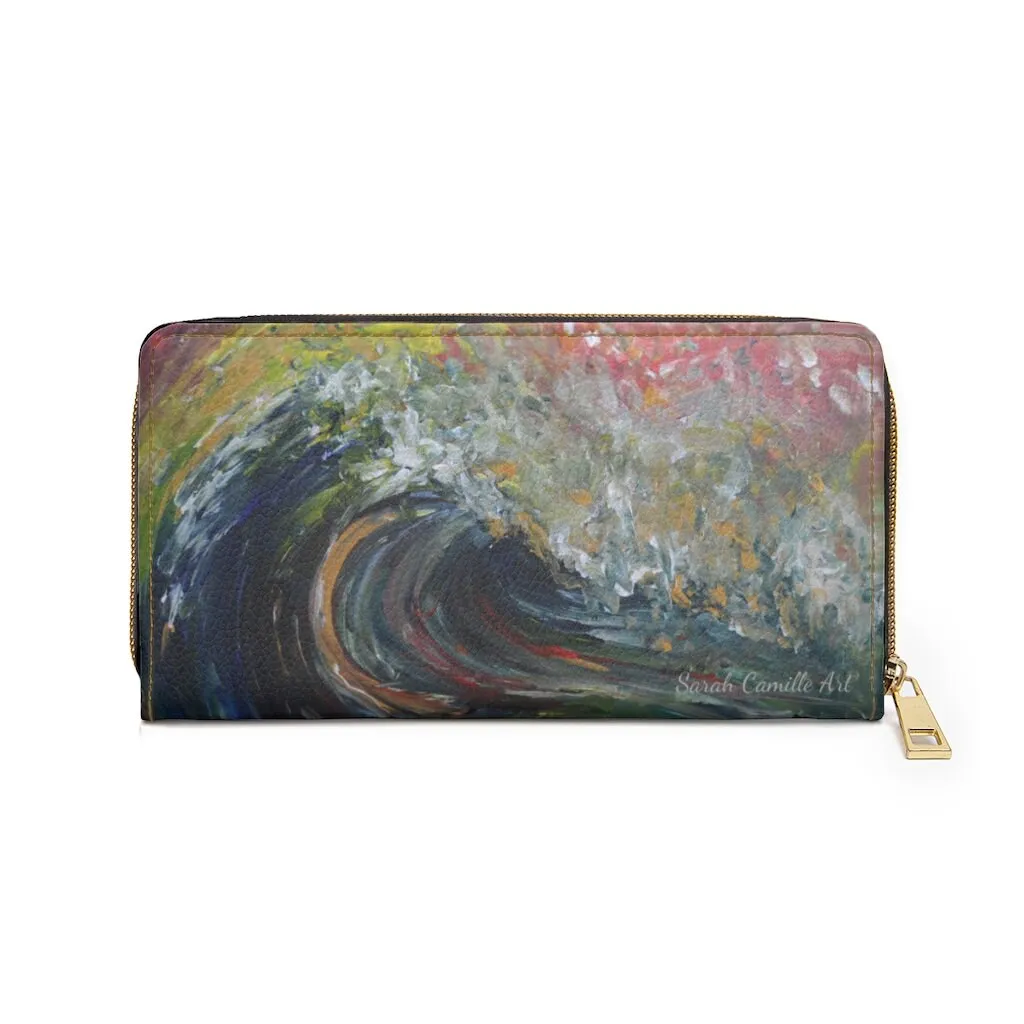 The Wave Zipper Wallet
