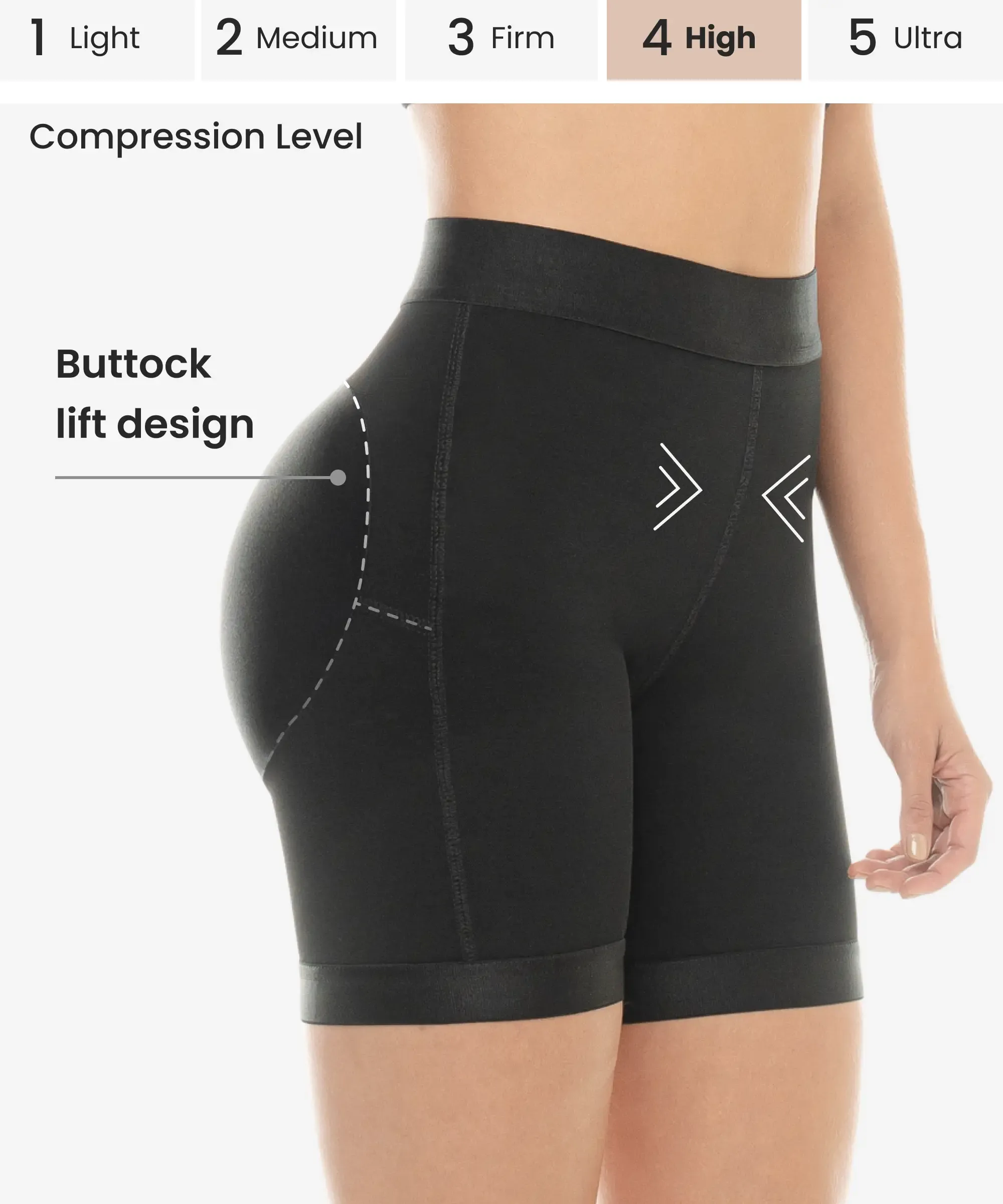 Thermal butt-lifting shorts - Style 256