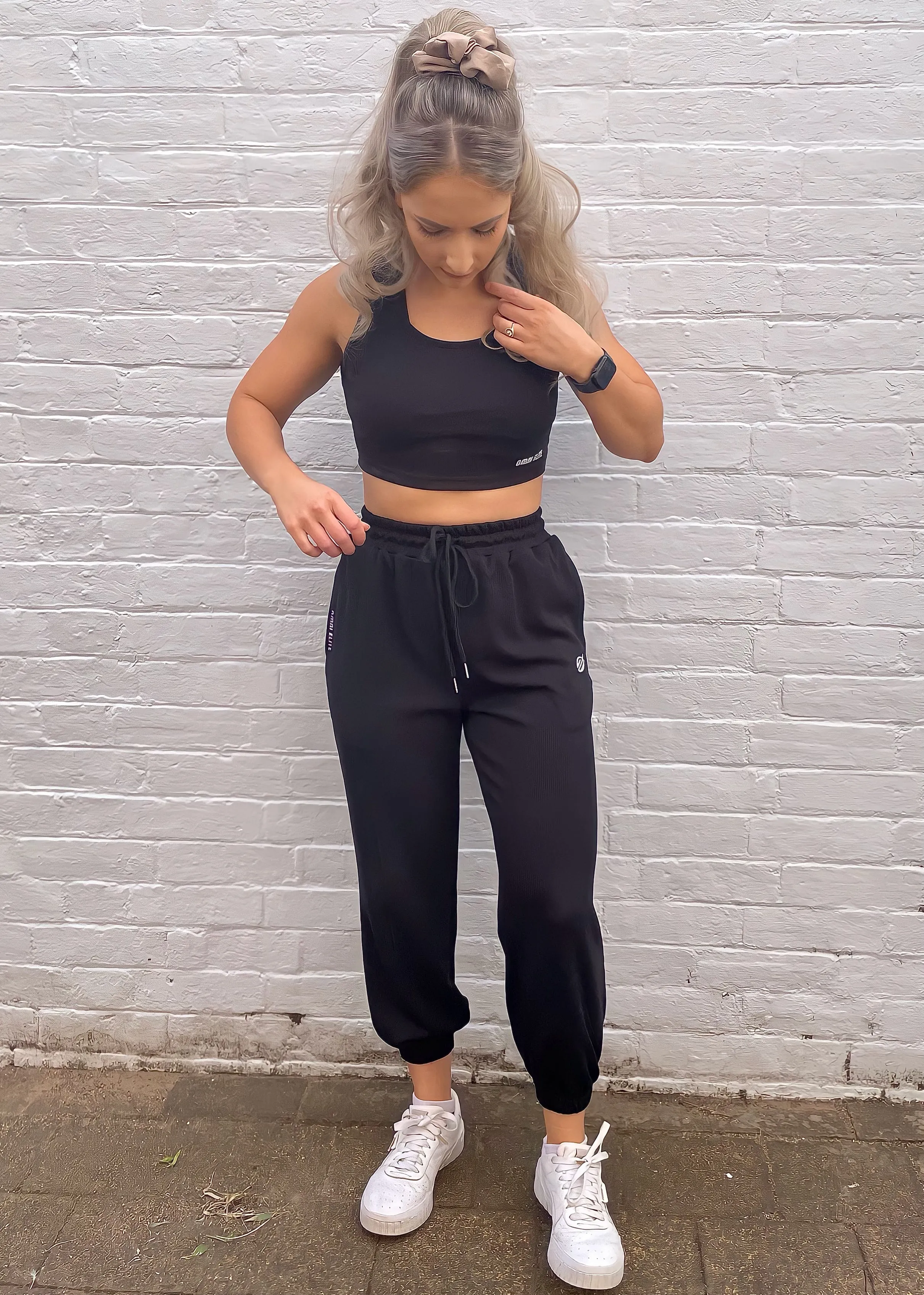 TRACK JOGGERS in BLACK