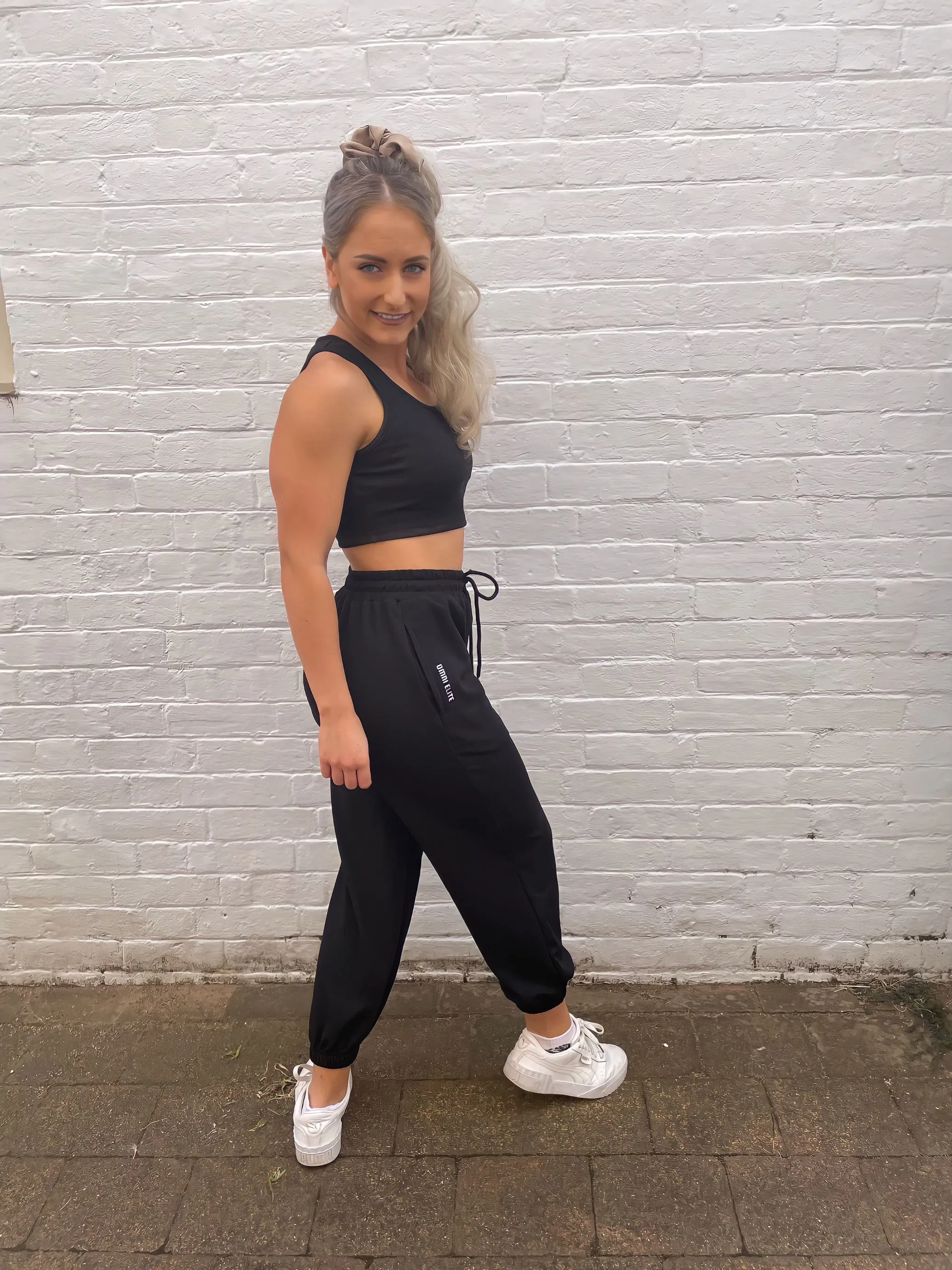 TRACK JOGGERS in BLACK