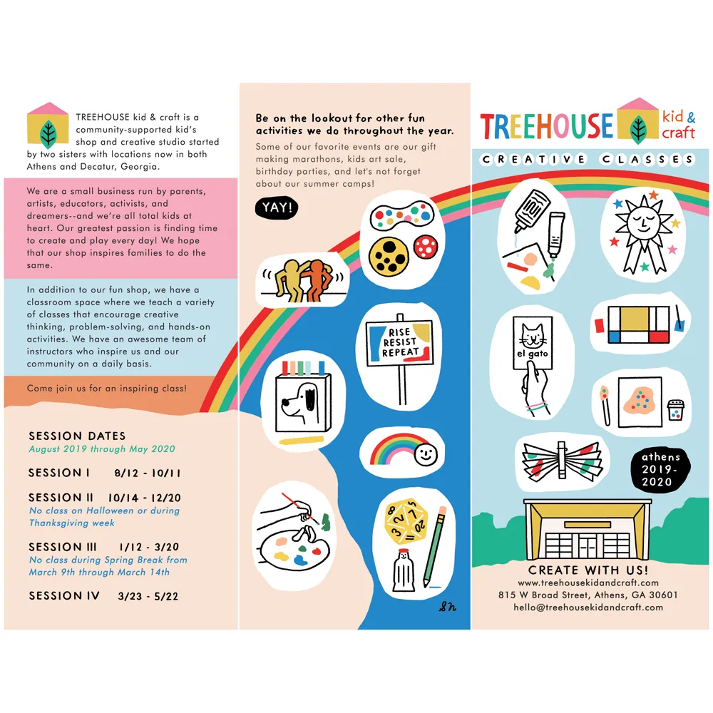 TREEHOUSE Creative Camps Brochure