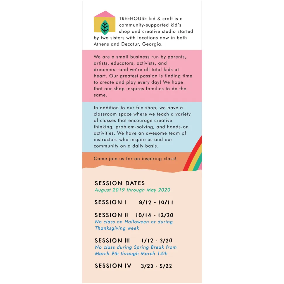 TREEHOUSE Creative Camps Brochure