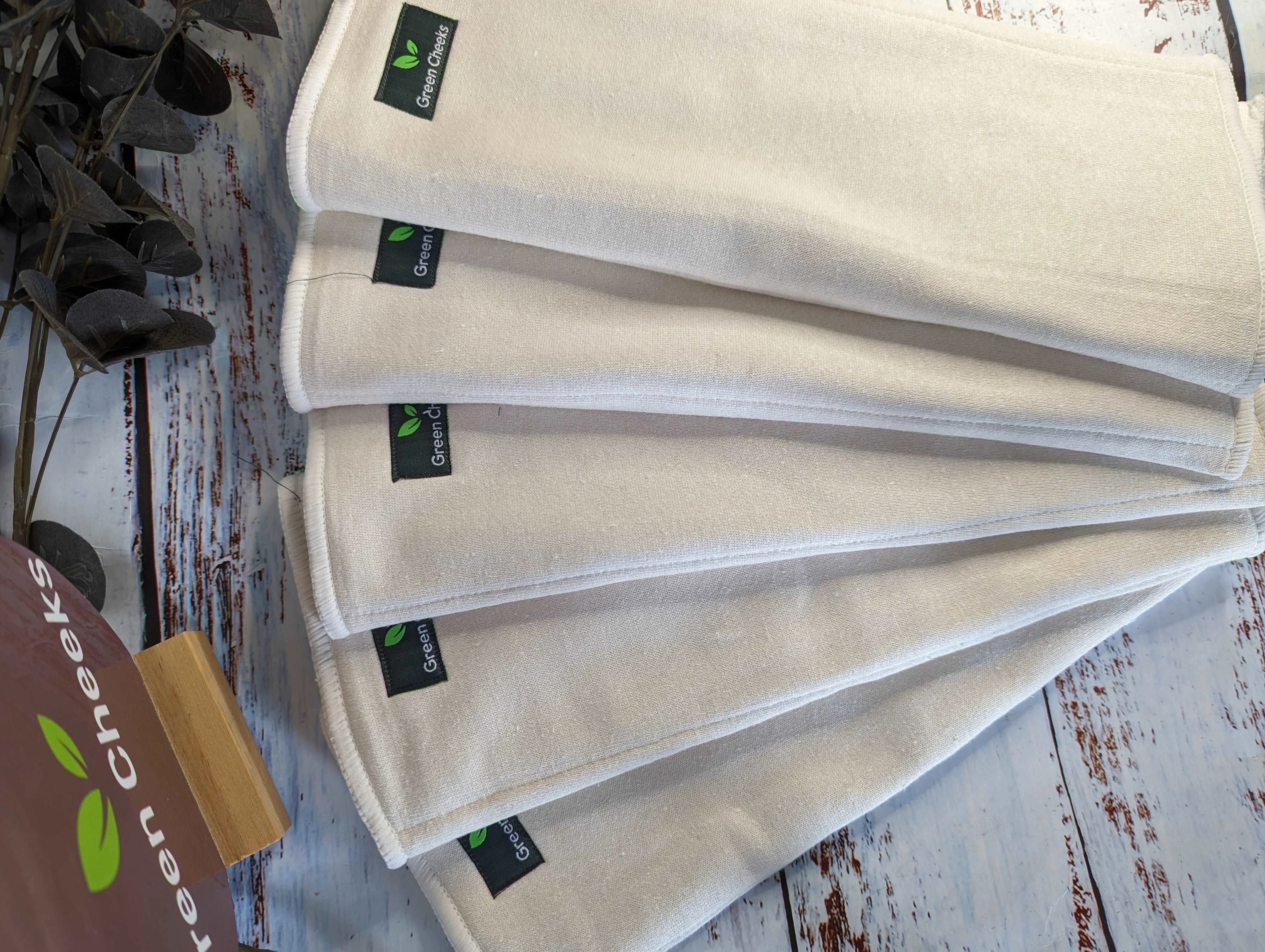 Tri-Fold/ Pre-Fold 8 Layer Hemp Cloth Nappy Inserts