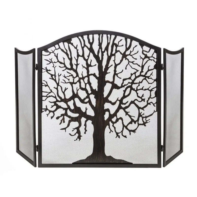 Tri Fold Tree of Life Firescreen,47m3502