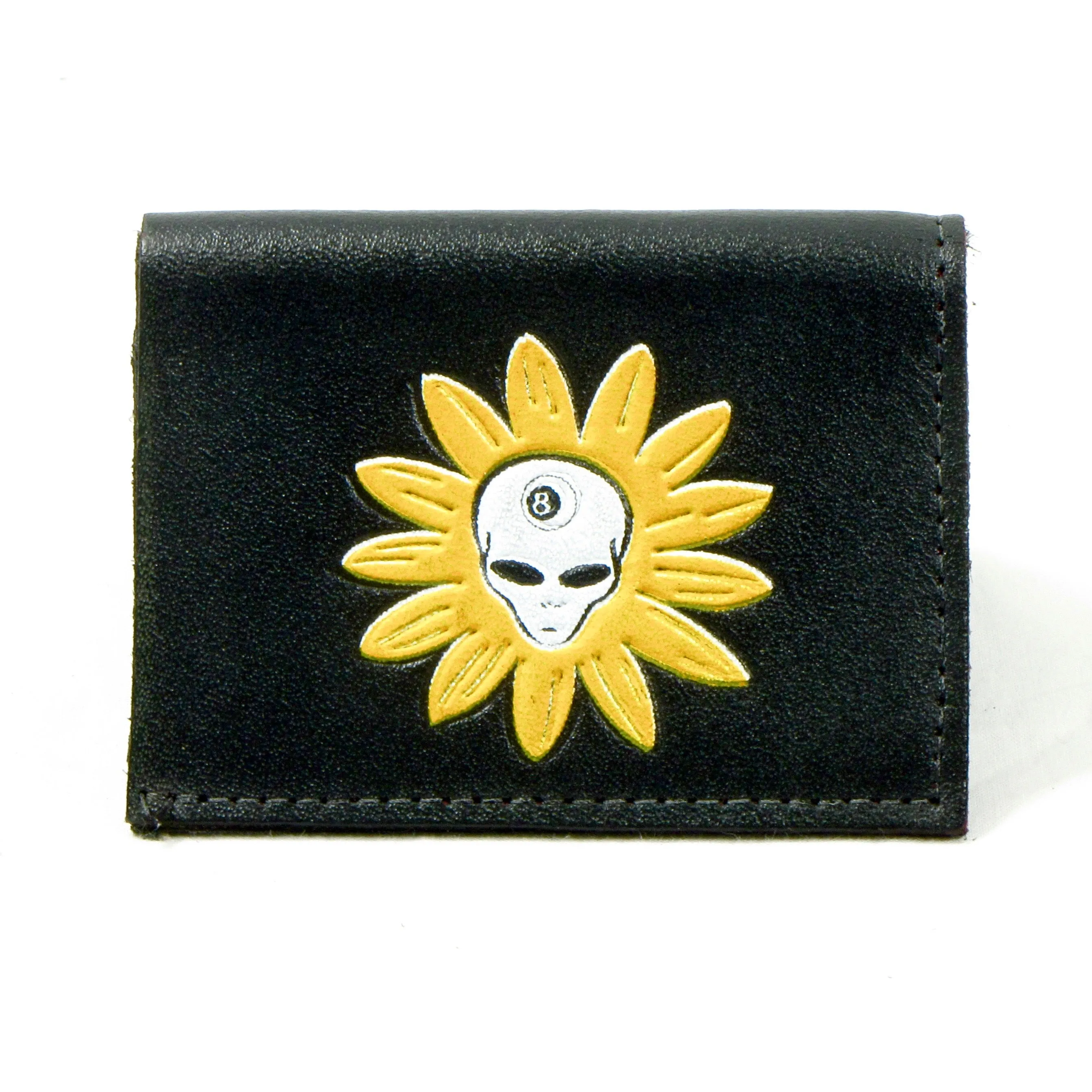 Tri-Fold Wallet - Alien/Flower