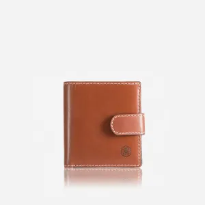 TRI FOLD WALLET WITH COIN AND TAB, CLAY