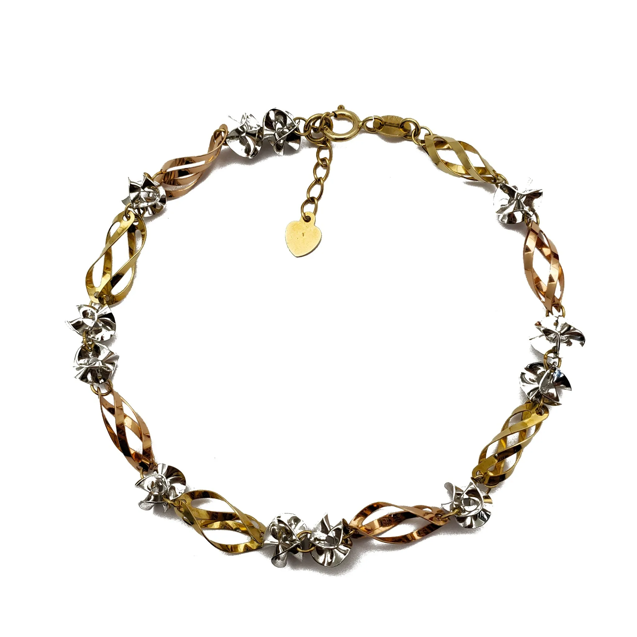 Tricolor Lady Bracelet (14K)