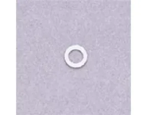 Tuning key washers -plastic - for bass keys, between button and housing (8 pieces) - white